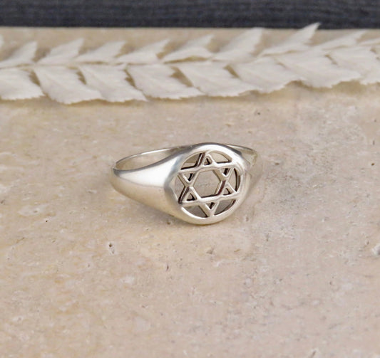 Star of David Signet Ring