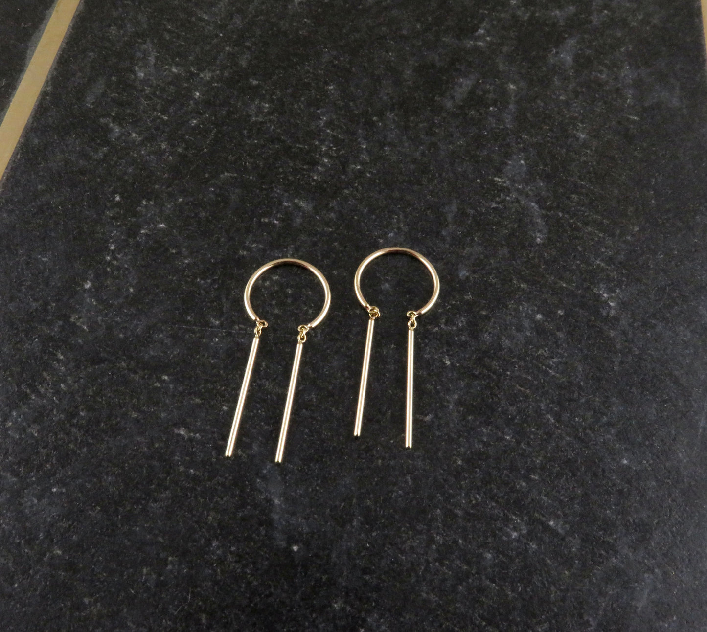 14k Gold 'Chime' Threader Earrings