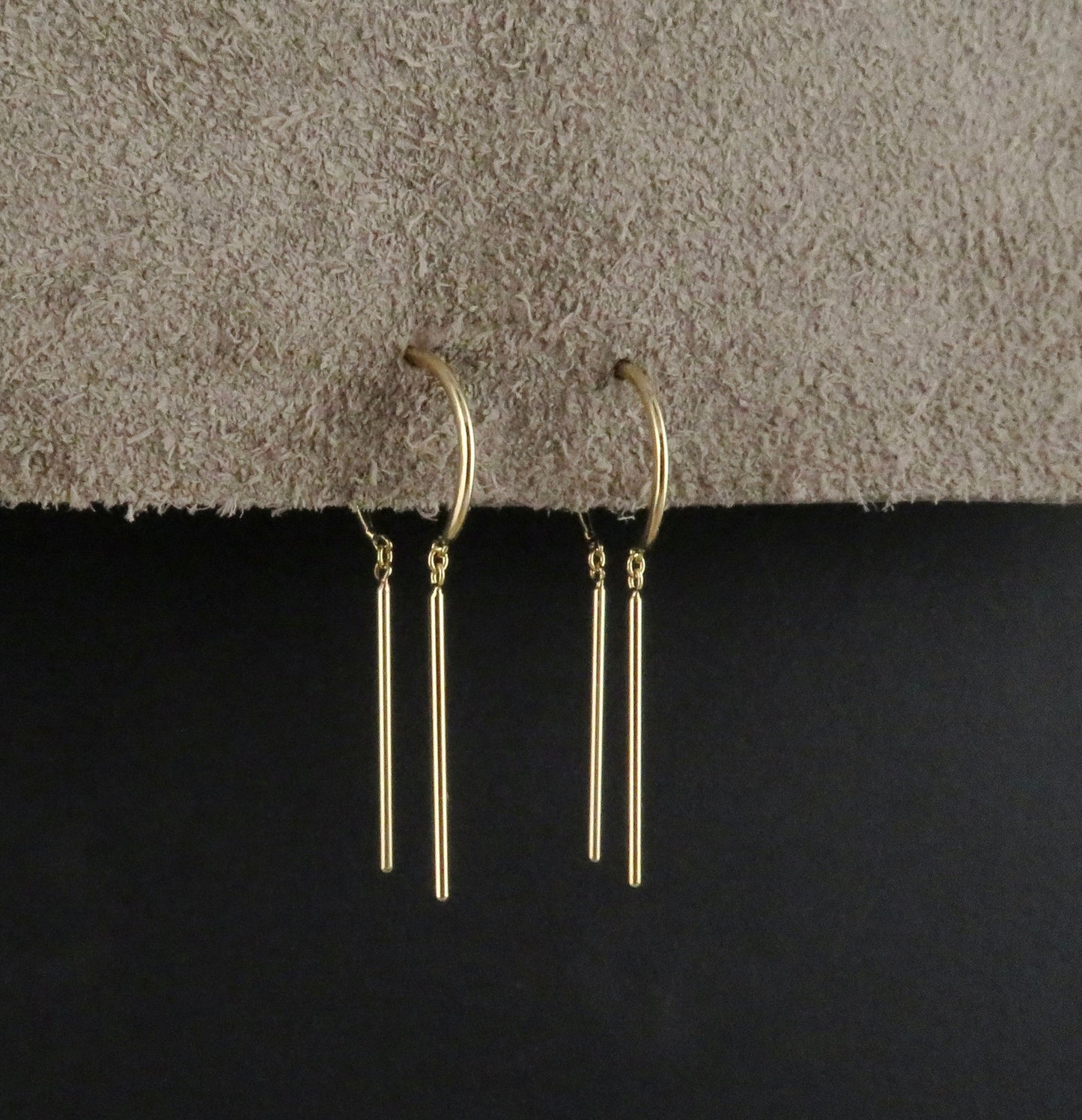 14k Gold 'Chime' Threader Earrings