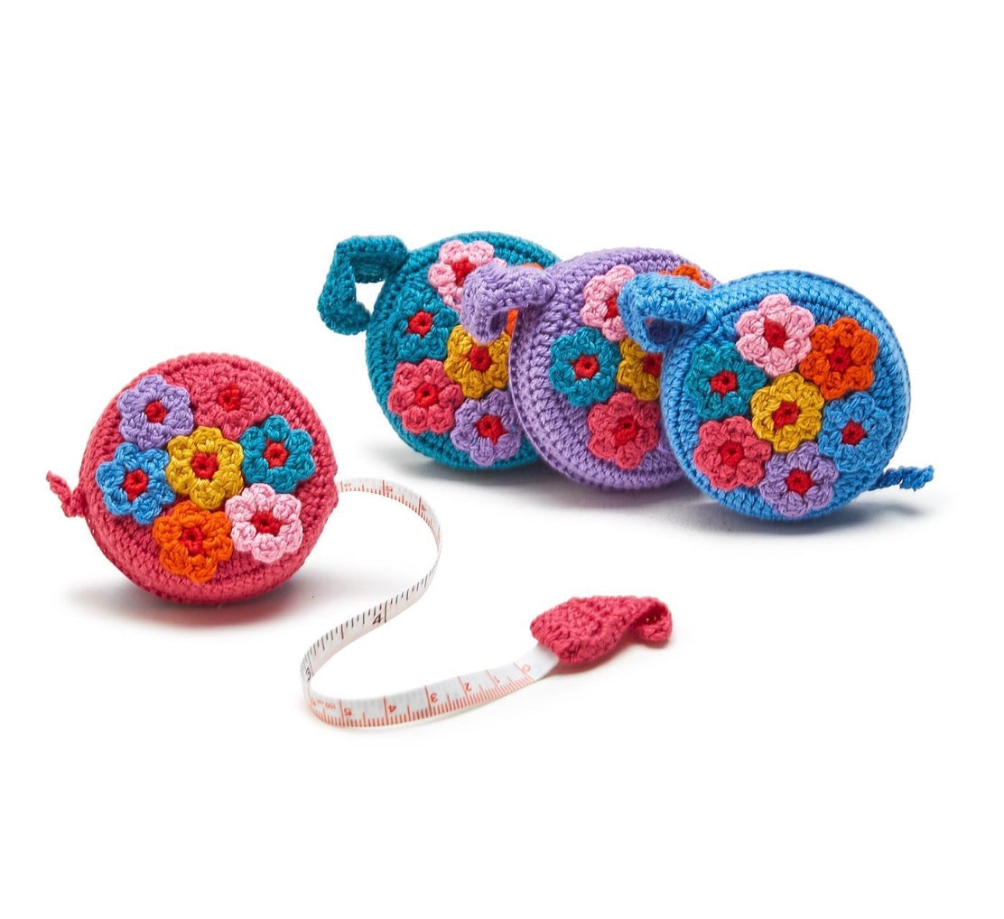 Crocheted Floral Measuring Tape