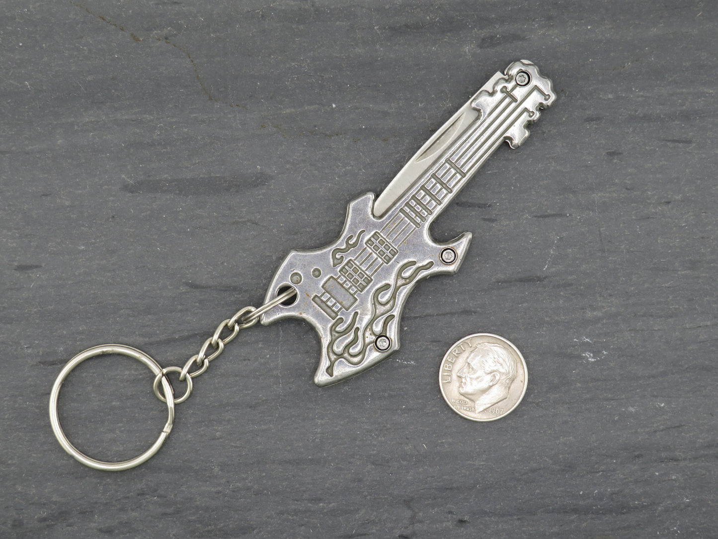 Guitar knife keychain | knife keychain | musical gift | guitar gift