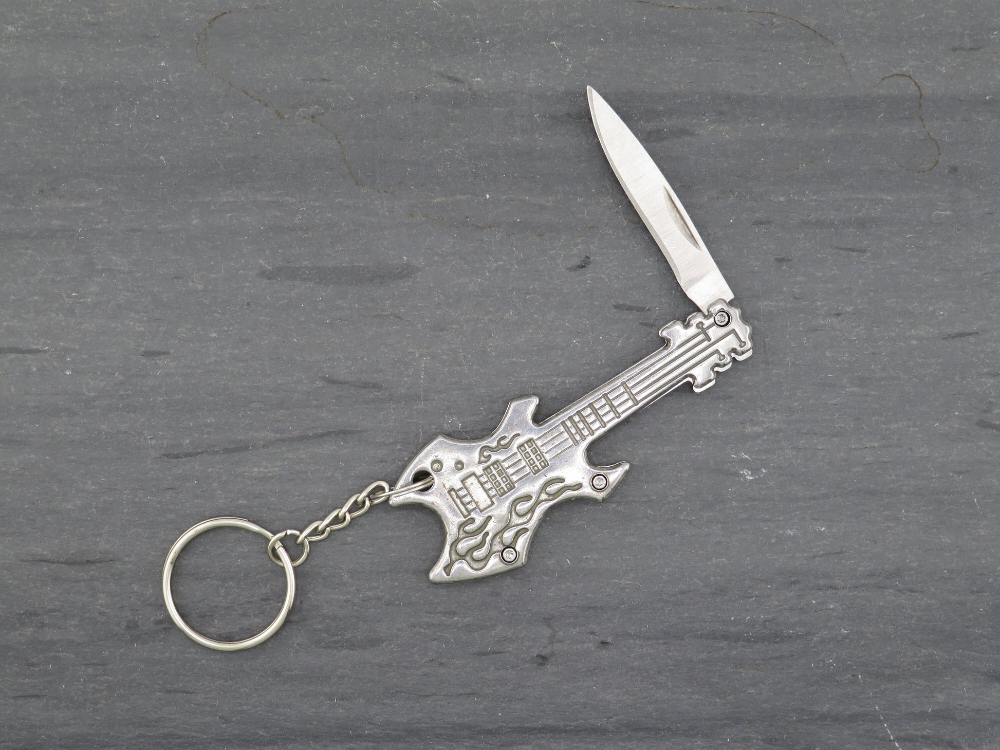 Guitar knife keychain | knife keychain | musical gift | guitar gift