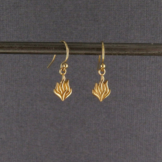 Gold Flame Earrings | Bronze Fire Earrings | Gold Blaze Earrings | Fire Within Earrings | Gold Blaze Earrings | Ember Earrings | Gold Blazes