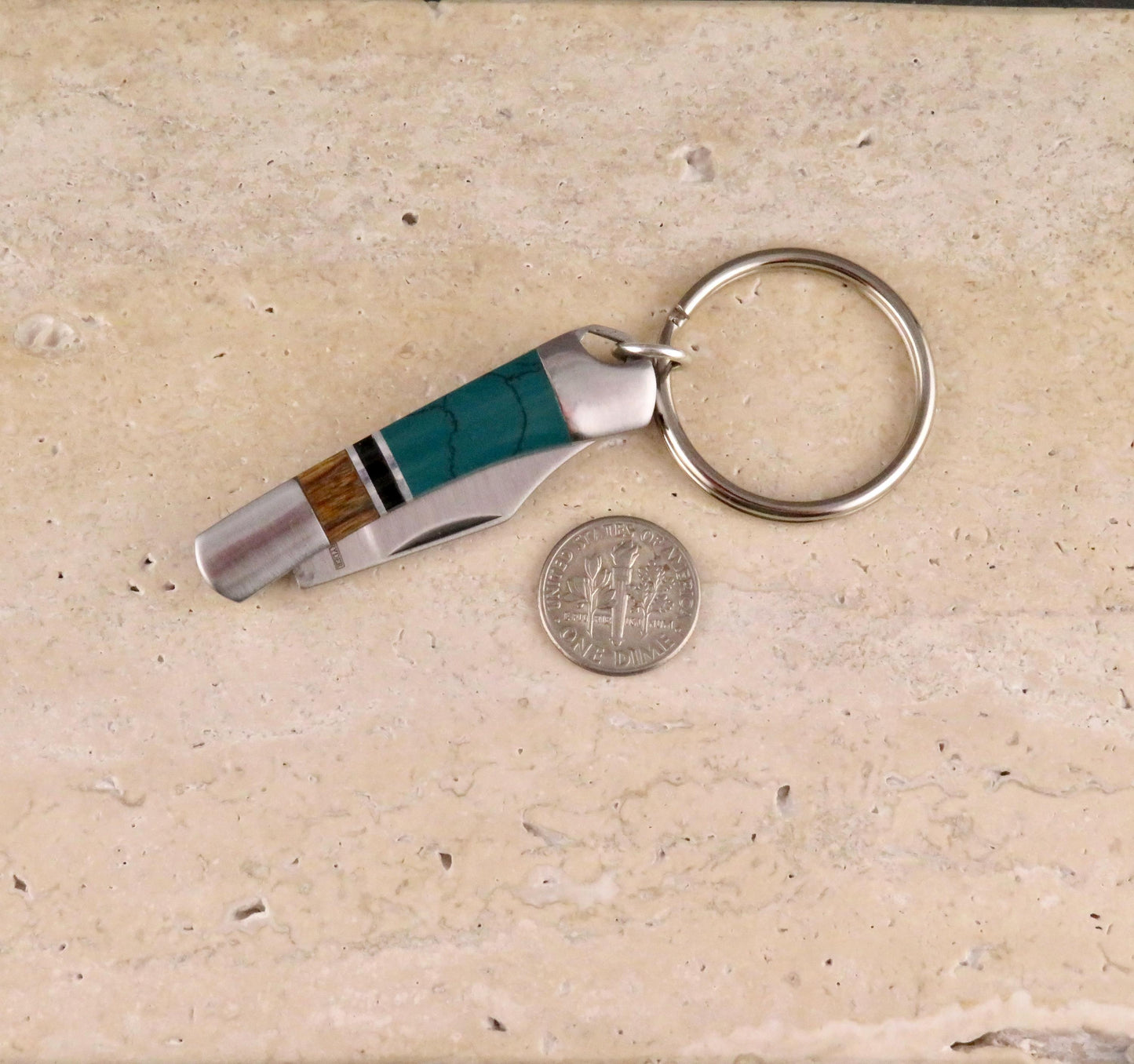 Colorblock Pocketknife Keyring